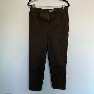 ASOS Dark Green Khaki Chinos (SHORT/PETITE friendly)